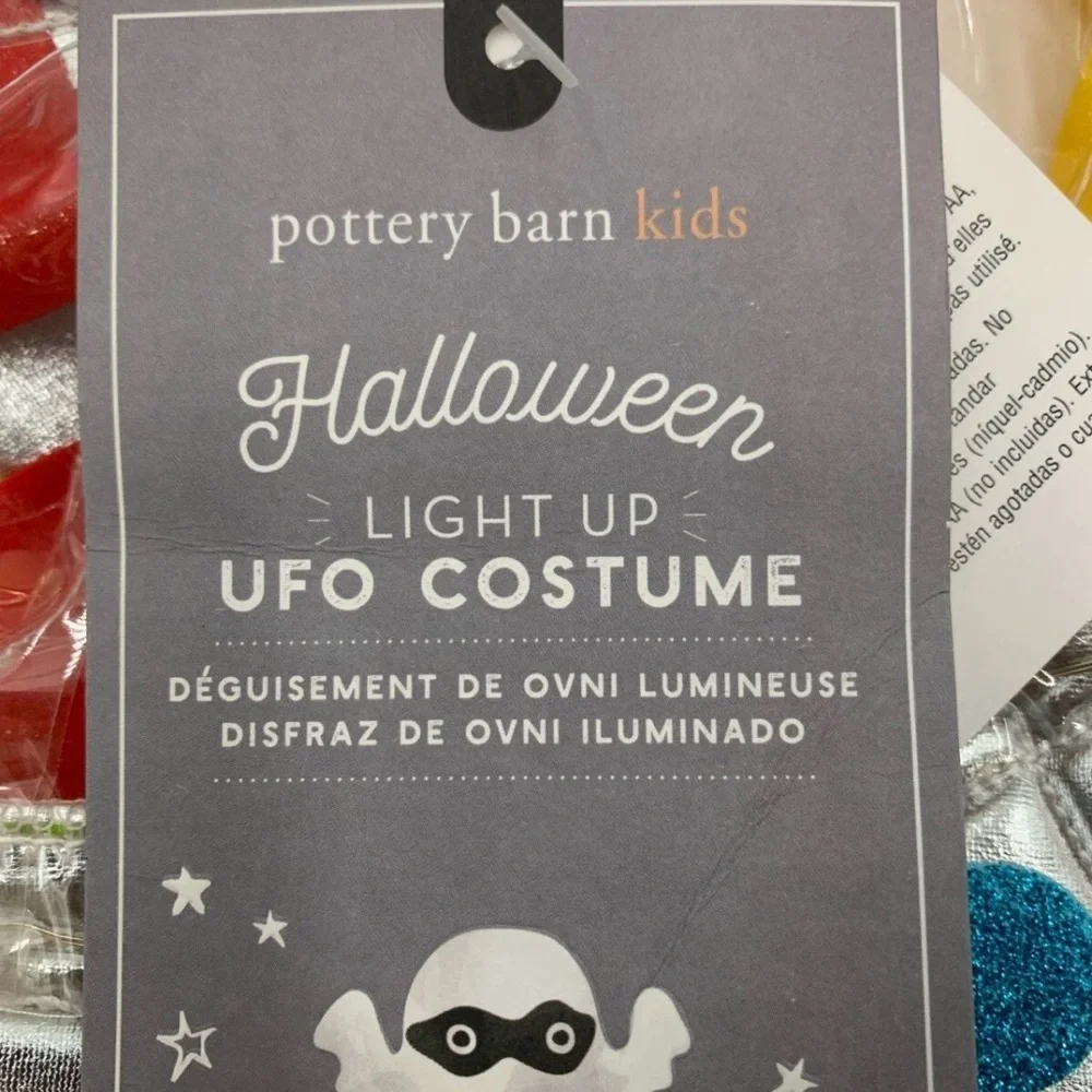 Pottery Barn Kids LED Ligh up UFO Costume